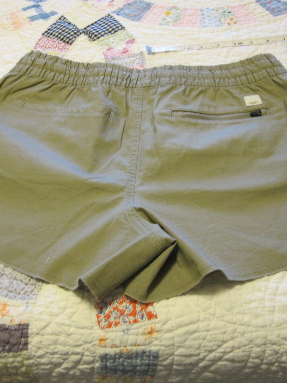 VUORI Vintage Ripstop Shorts Dark Oregano Green VW385 Hiking Active Size Small